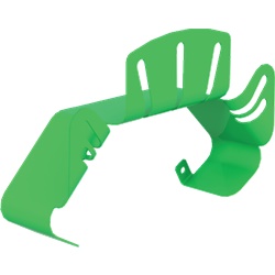 Supporto porta matasse tubi e cavi 168 mm per veicoli commerciali montaggio rapido su pannelli forati