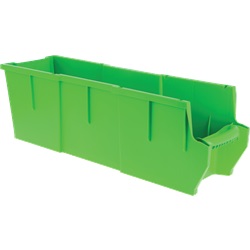 Cassette bocca di lupo verdi 470x145 mm per allestimento veicoli commerciali