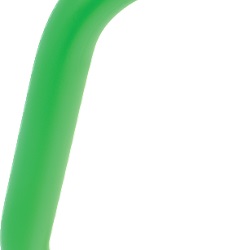 Maniglia di accesso compatta 77x30x275 mm per mobili, scale e veicoli commerciali robusta e facile da installare