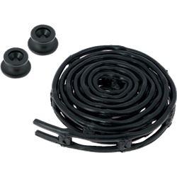 Tenditore gomma 2 m con fissaggi per allestimento veicoli commerciali resistente e universale