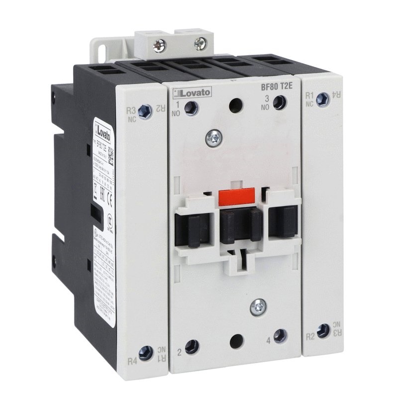 Contattore quadripolare 115A AC1 2NA 2NC bobina 24VAC/DC uso industriale