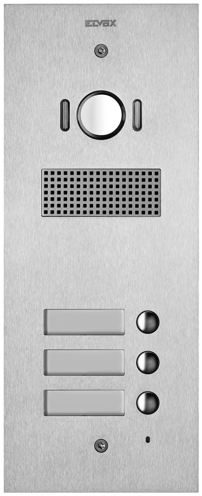PLACCA STEELY 2F+ A/V 3 PULS. ACCIA
