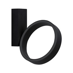 LAMPADA PARETE LED 3K NERO 7W