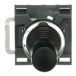 Joystick 4 posizioni mantenuto nero cromo metallo per controllo elettrico industriale