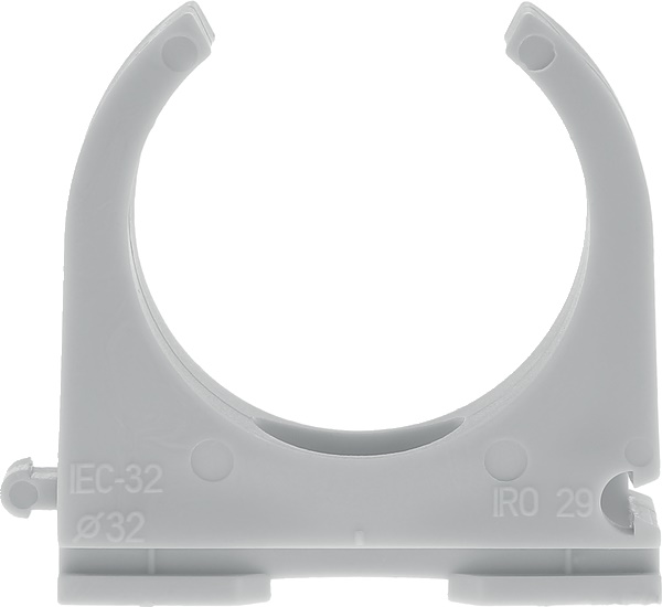 Clip fissatubo intercollegabile 20 mm per tubi e guaine elettriche, installazione rapida e sicura, compatibile tubi 16-40 mm, confezione 100 pezzi