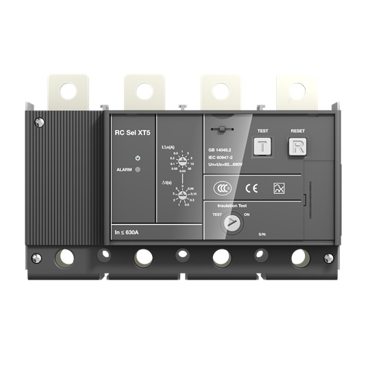 RC SEL 4 poli per interruttori Tmax XT5 fino 630A