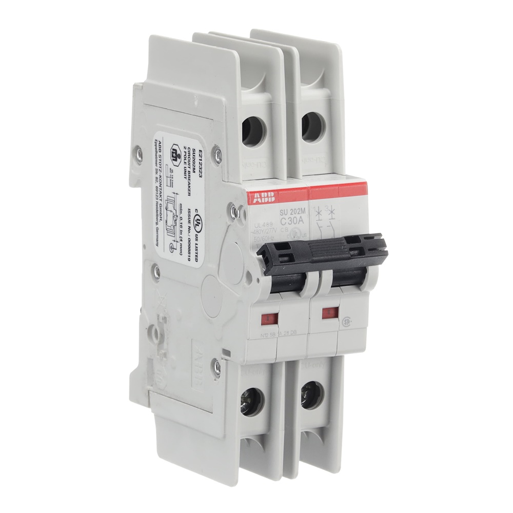 Interruttore Automatico Miniatura SU202M 2P 30A C-Char 400V AC 11.2kA UL489