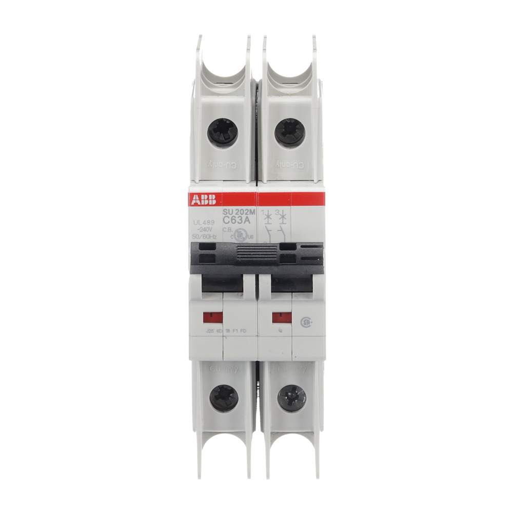 Interruttore Magnetotermico Miniatura SU202M 2P 63A C-Char 400V AC 11.2kA UL489