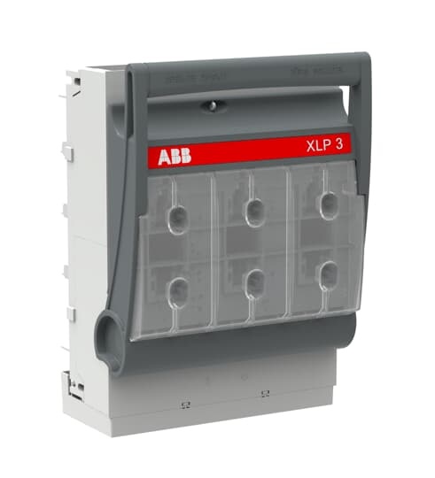 Portafusibile modulare XLP3 3 poli 630A con adattatore A60/120 per applicazioni industriali e civili
