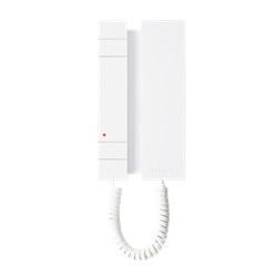 Serie Mini - Citofono con cornetta, sistema audio Simplebus 2, 2 pulsanti, morsetto incluso
