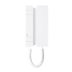 Serie Mini - Citofono con cornetta, sistema audio Simplebus 2, 2 pulsanti, morsetto incluso