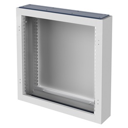 QUADRO CVX 160E - DA PARETE - 600x800x140 - IP30 - SENZA PORTA - CON TELAIO ESTRAIBILE - GRIGIO RAL7035