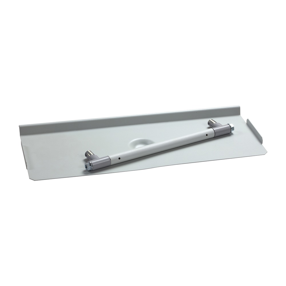 Supporto tastiera acciaio grigio 1,5 mm per contenitori Spacial S3CM quadro comando