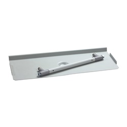 Supporto tastiera acciaio grigio 1,5 mm per contenitori Spacial S3CM quadro comando