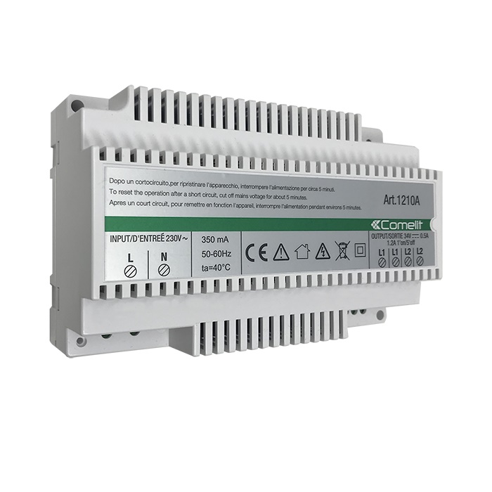 Alimentatore SB2, trasformatore isolamento, ingresso/uscita SB2, terminazione 1216, 8 moduli DIN