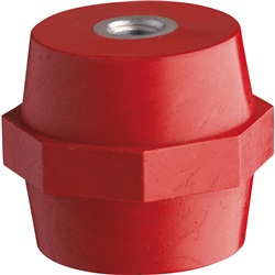 Isolatore DP8100-16 resina poliestere fibra vetro supporto sbarre quadri elettrici alta resistenza meccanica ed elettrica uso industriale e commerciale