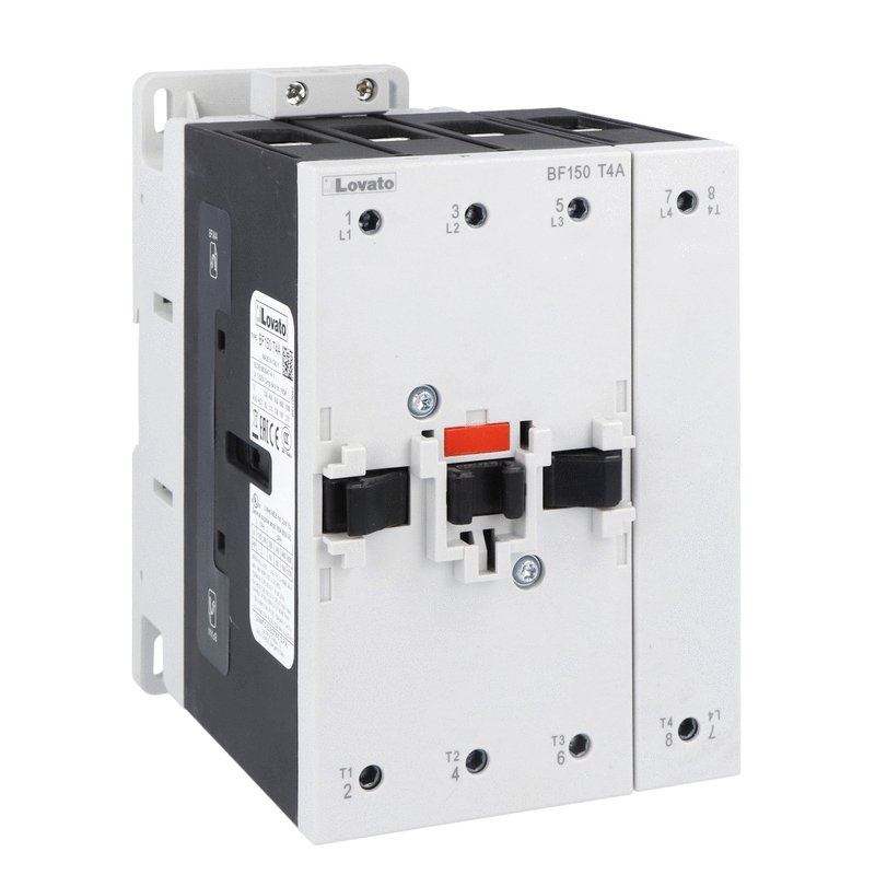 Contattore quadripolare 165A AC1 bobina 230VAC 50/60Hz uso industriale