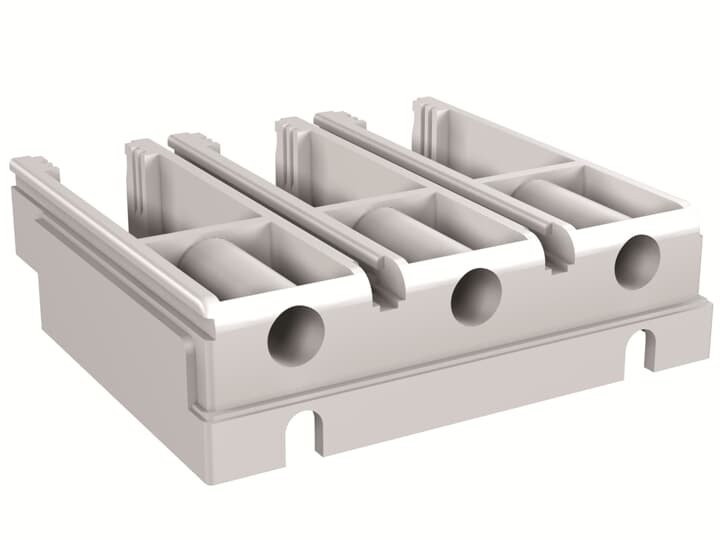 Adattatore montaggio termico fisso 3 poli per piastra XT2
