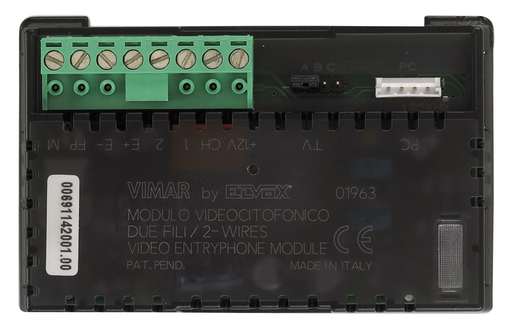 MODULO VIDEOCITOFONICO DUE FILI