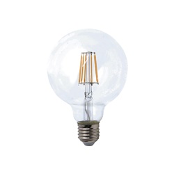 GLOBO TRASPARENTE D125 8W 2700K DIM