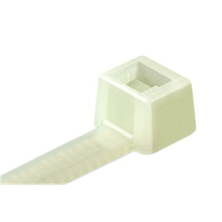 Fascetta PA66 270x4,6 mm naturale dentatura interna per fissaggio cavi tubi guaine