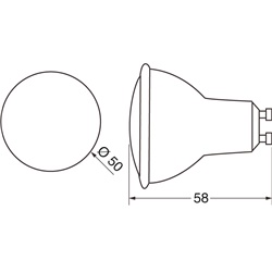 Lampadina LED WiFi Tuya 5W RGBW/WW attacco GU10 per illuminazione smart ambienti interni