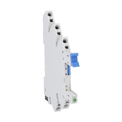 Zoccolo slim per relè 110-125V AC/DC con terminali a molla per installazioni elettriche