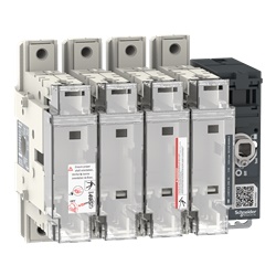 Interruttore-sezionatore fusibili 4 poli 125A 690VAC per impianti industriali e infrastrutture