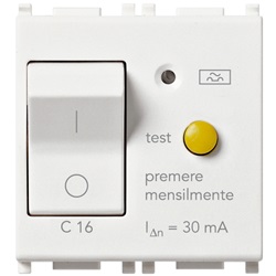 INTERRUTTORE MTDIFF.1P+N C16 30MA B