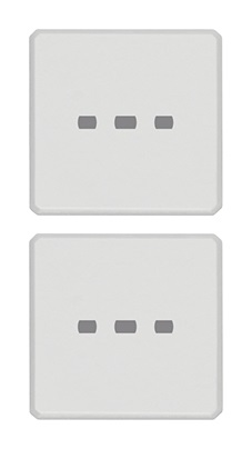 DUE TASTI FLAT NEUTRI ILLUM. BIANCO