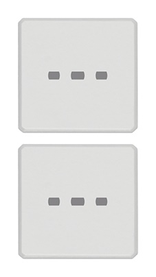 DUE TASTI FLAT NEUTRI ILLUM. BIANCO