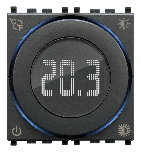 TERMOSTATO ROTELLA 2M 100-240V GRIG