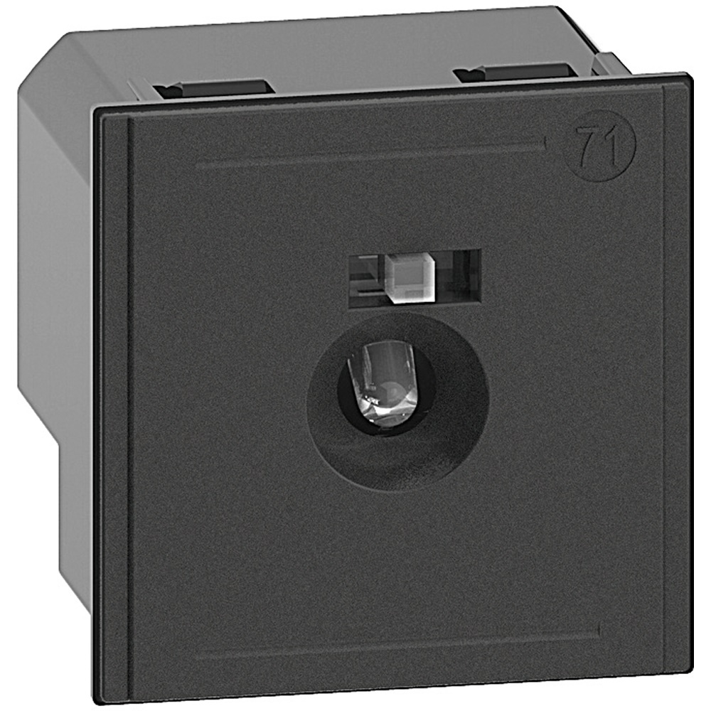 Lampada segnapasso LED luce bianca 230V 2 moduli installazione modulare