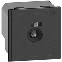 Lampada segnapasso LED luce bianca 230V 2 moduli installazione modulare
