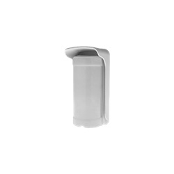 Sensore wireless doppio PIR da esterno, testine snodate indipendenti, compensazione temperatura, IK10