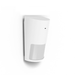 Sensore PIR wireless bidirezionale 12m, uso interno, configurabile da centrale e da localeabilitazione LED, sleep-time,