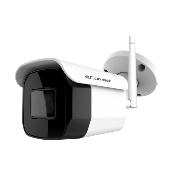 Serie Smart - Telecamera IP Wi-Fi bullet Full HD 1080p 15fps, ottica fissa 3.6mm, Smart IR 25m, IP66, alimentatore