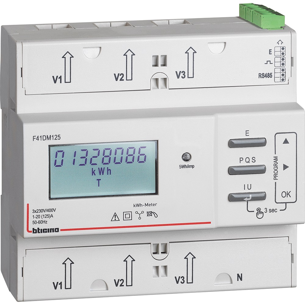 COMPTEUR 125A-MID-IMPULSIONS+RS485