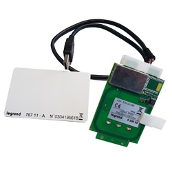Kit lettore badge RFID identificazione utente contabilizzazione consumi ricarica