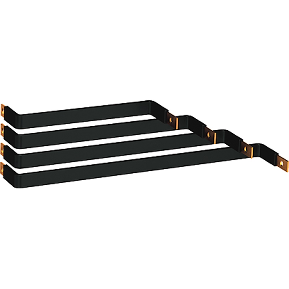 Kit collegamento barre M1 160 verticale alluminio 20x5mm installazione impianti elettrici