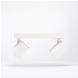 APPLIQUE SUPERFICIE 2X GU10 BIANCO