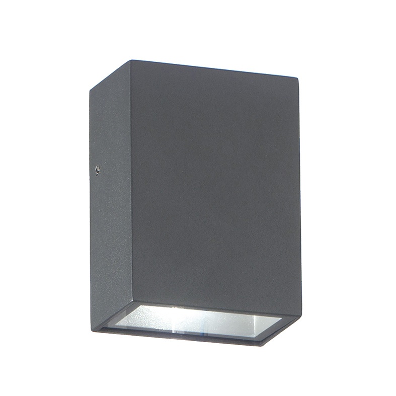 Apparecchio LED esterno IP54 alluminio pressofuso vetro temperato 3000K/4000K installazione parete doppia modalità
