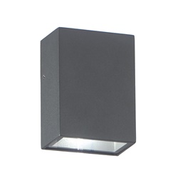 Apparecchio LED esterno IP54 alluminio pressofuso vetro temperato 3000K/4000K installazione parete doppia modalità