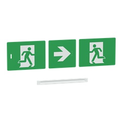 Kit segnalazione Exiway Light 20m pittogrammi direzionali per illuminazione emergenza