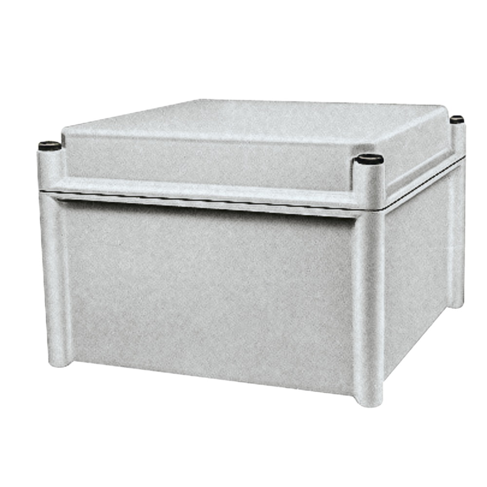 Cassetta PLS, retro in poliestere, coperchio PC opaco IP65 36x54x18cm