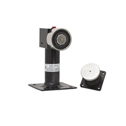 Elettromagnete 50kg porte tagliafuoco, staffa 15cm inclusa, 24VDC 50mA, EN1155