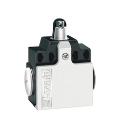 Finecorsa serie K asta con rotella metallo 1NO+1NC custodia plastica industriale EN 50047
