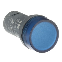 Lampada LED blu 230V CA segnale luminoso compatta per quadri elettrici