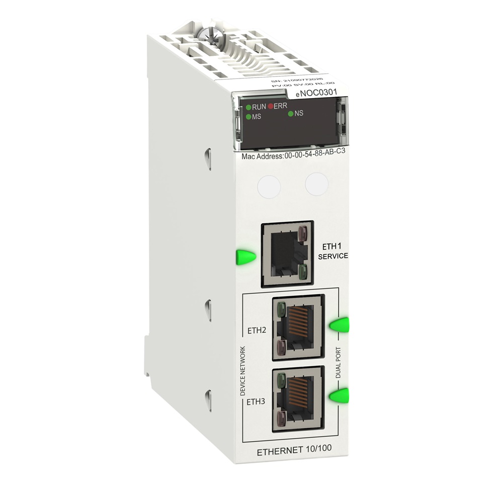 Modulo Ethernet 3 porte M580 conformal coated