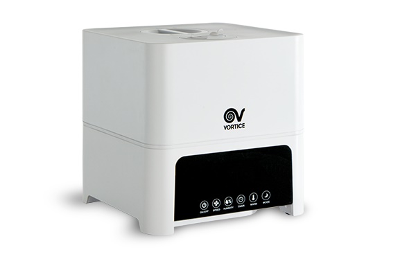 Umidificatore ad ultrasuoni 4 litri con vapore caldo/freddo timer e controllo umidità display LED